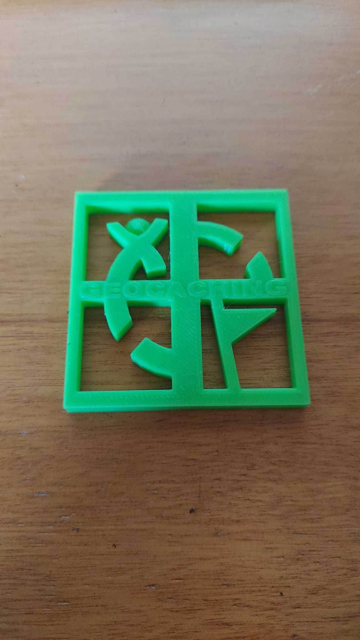 Geocaching - Simbolo impresso em 3D