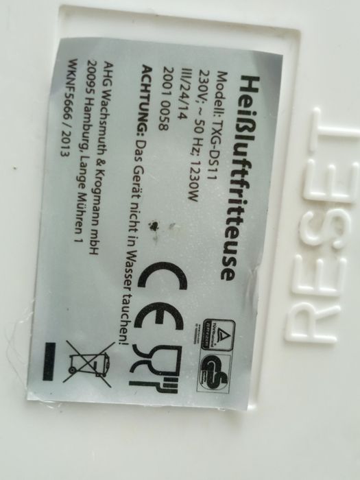 Piekarnik frytkownica beztluszczowa