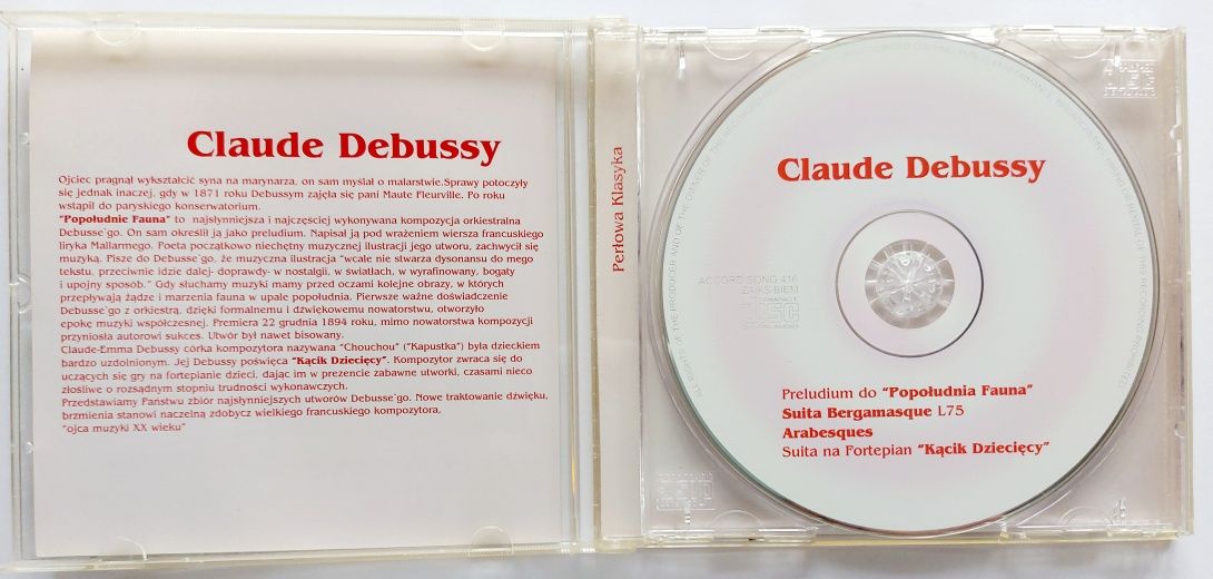Claude Debussy Popołudnie Fauna Kącik Dziecięcy 2002r