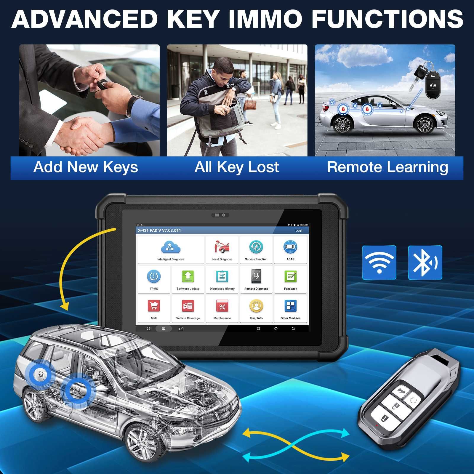 Launch X431 PAD V ELITE Maq Diagnóstico OBD Programação Online (NOVO)