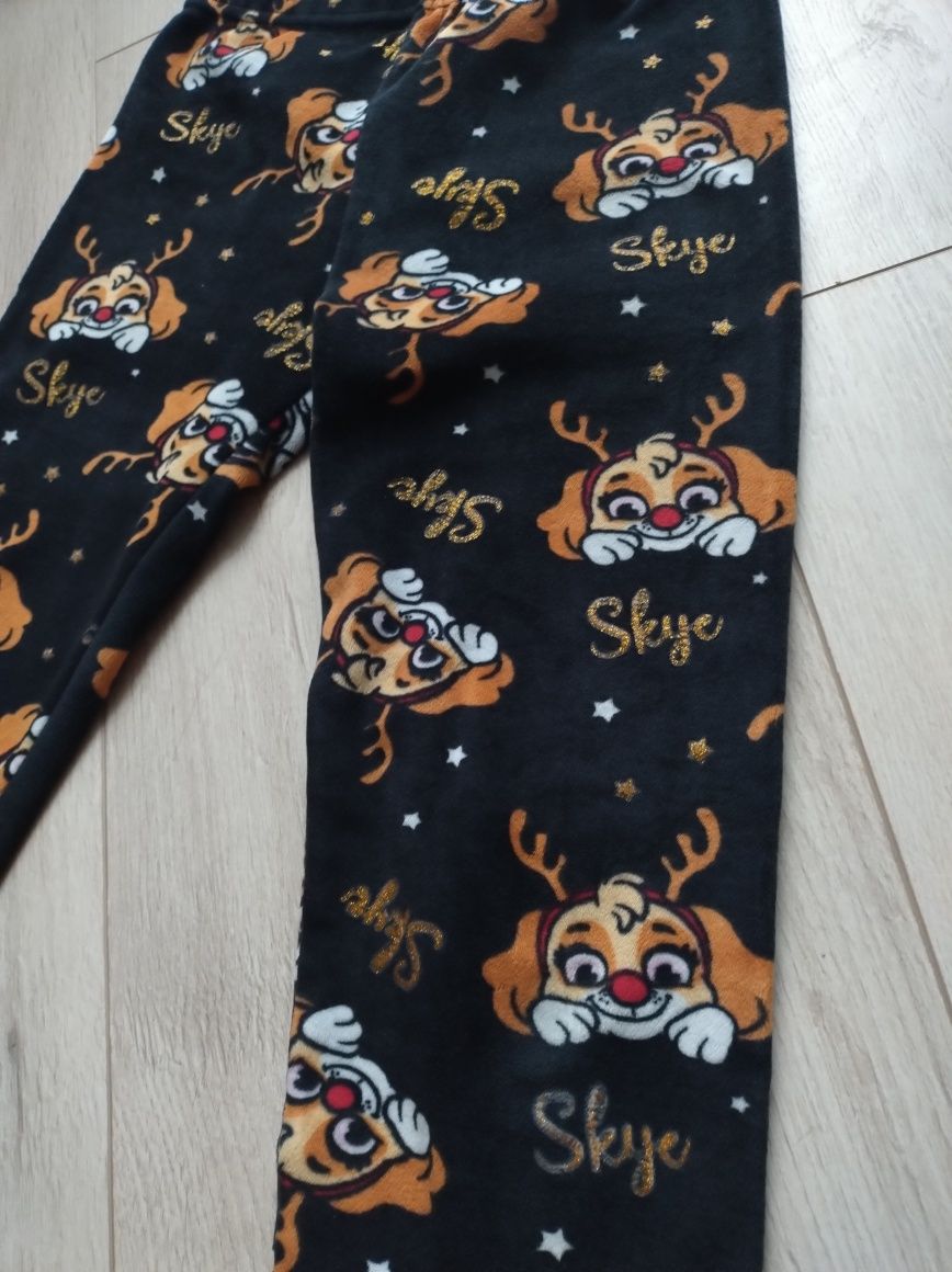 Legginsy Psi patrol welurowe 134