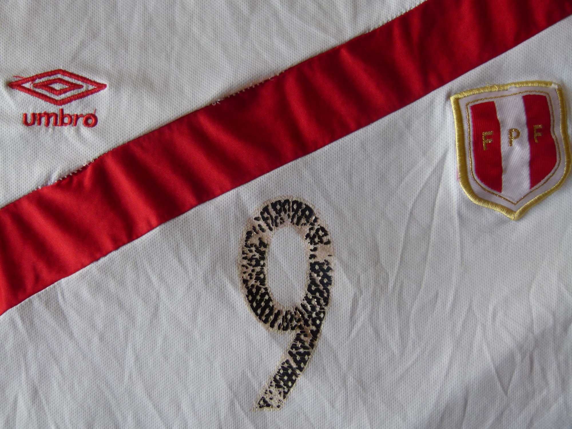 Camisola futebol do Peru usada tam L