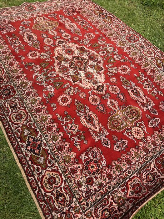 Натуральний килим червоний 3х2 м/ коврик натуральний , килим натуральр