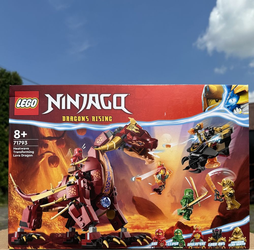 Lego ninjago 71793 лего ніндзяго лавовий дракон