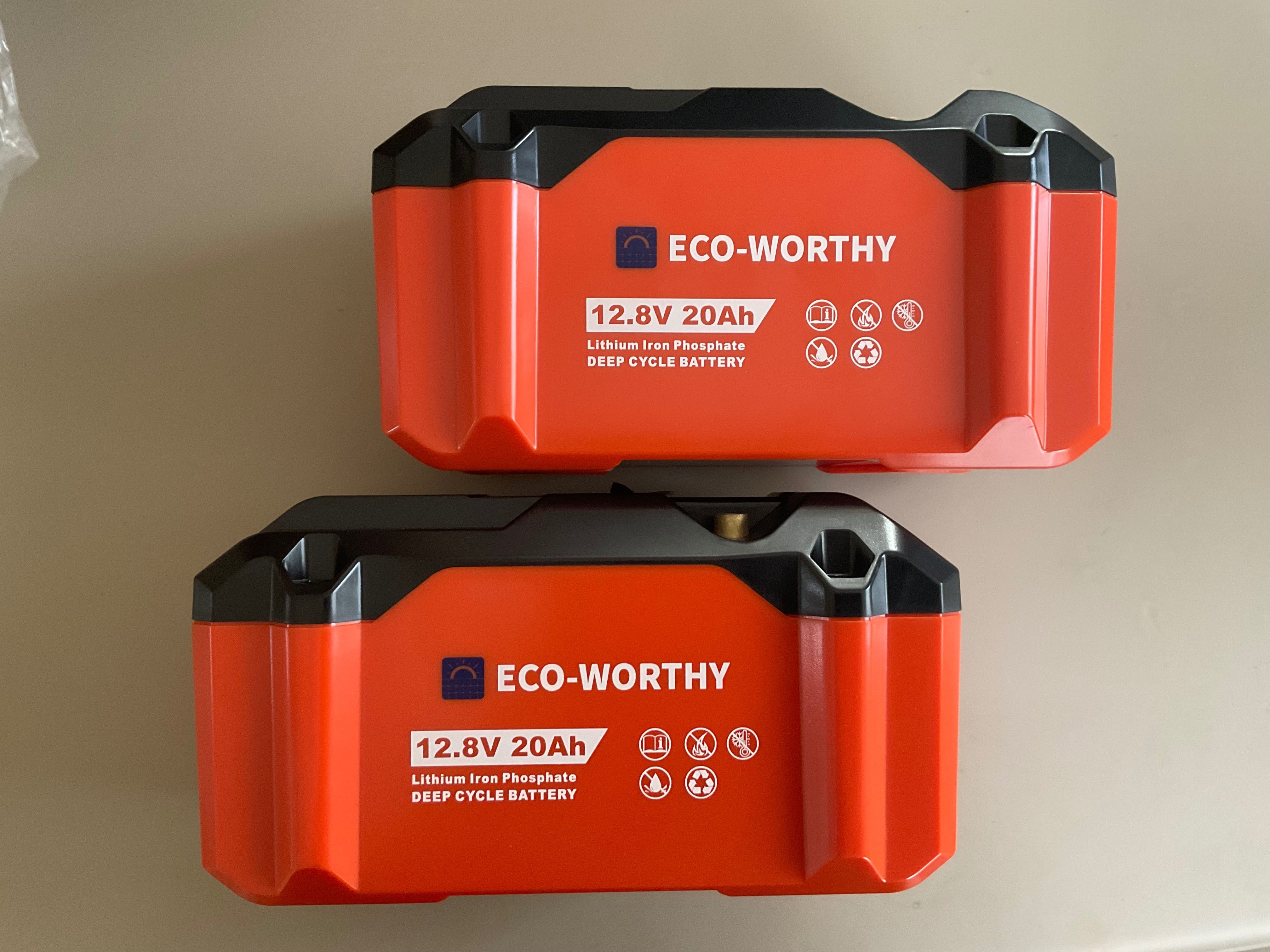 LiFePo4 батареї ECO-WORTHY 12.8V 20A. Вологостійкі Нові