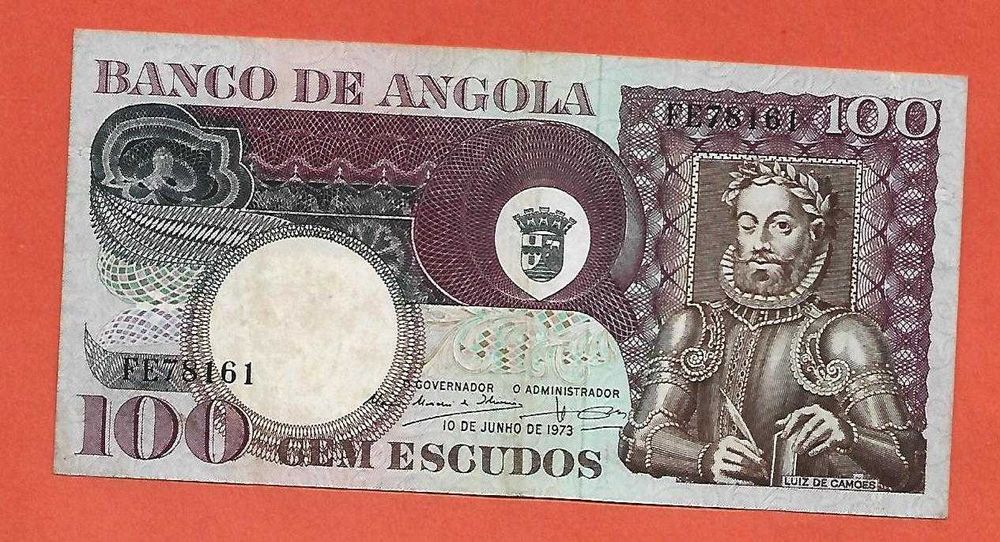 Angola Nota de 100$00 1973