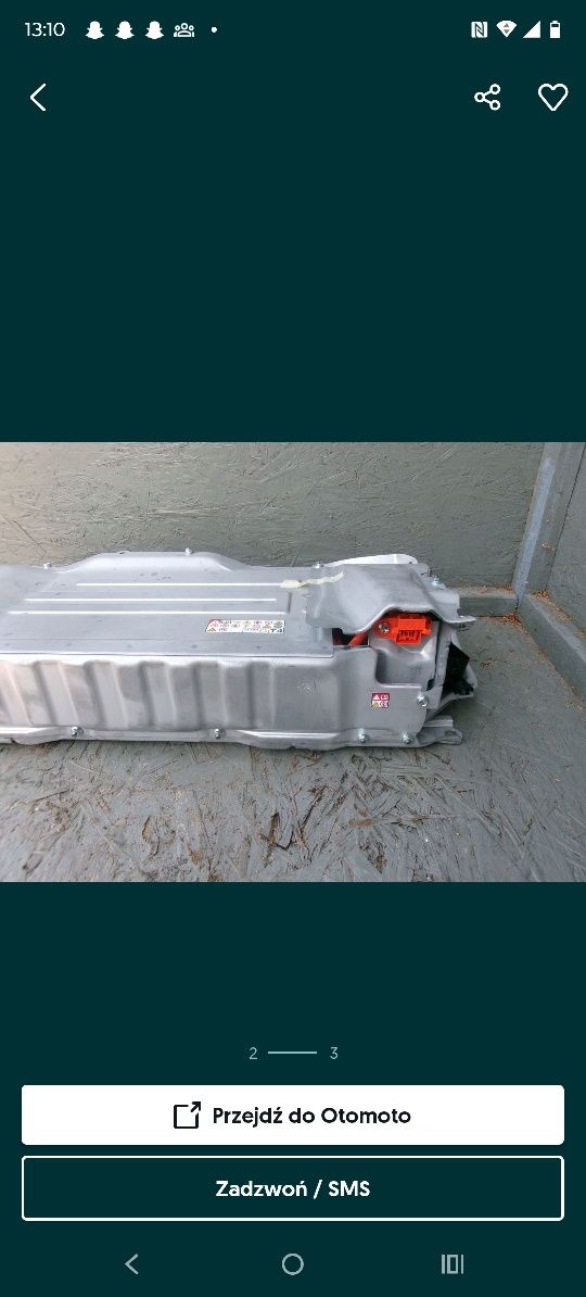 Bateria hybrydowa Toyota Yaris IV