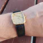 Certina Q quartz zlota vintage pięknie zachowana iwc longines omega