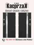 Drzwi KACPRZAK 90x200 Drzwi Zewnętrzne Sonata 03 Antracyt