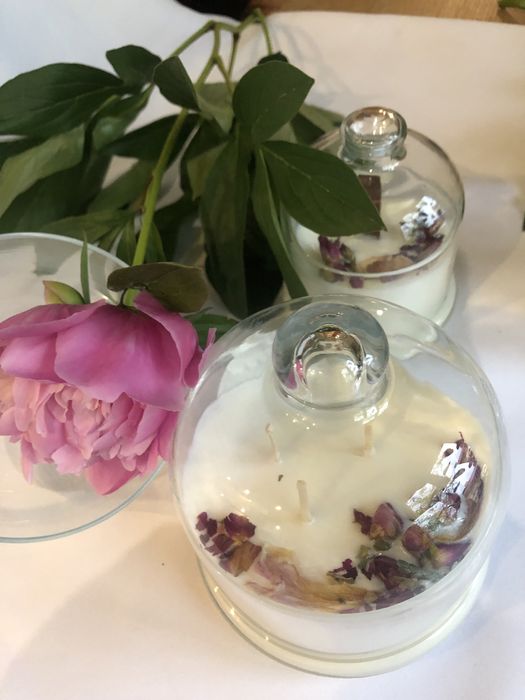 Świece w szkle z wosku sojowego,zapachowe