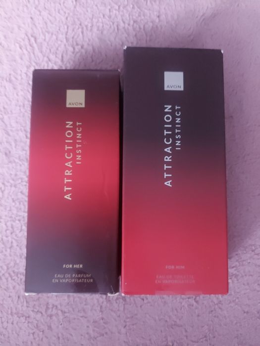 Zestaw attraction instintc damski I meski avon