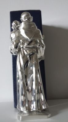 figurka posrebrzana Święty Antoni prezent