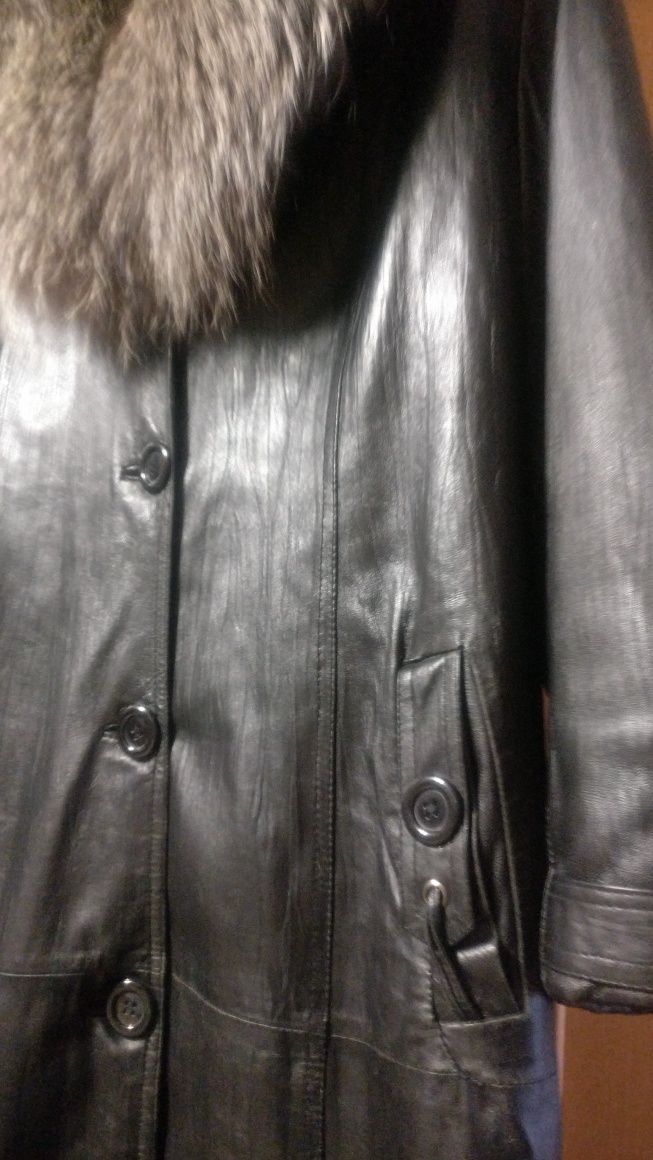 плащ пальто Чернобурка Пальто с капюшоном.Сиреневый Осень-Весна =56 ра