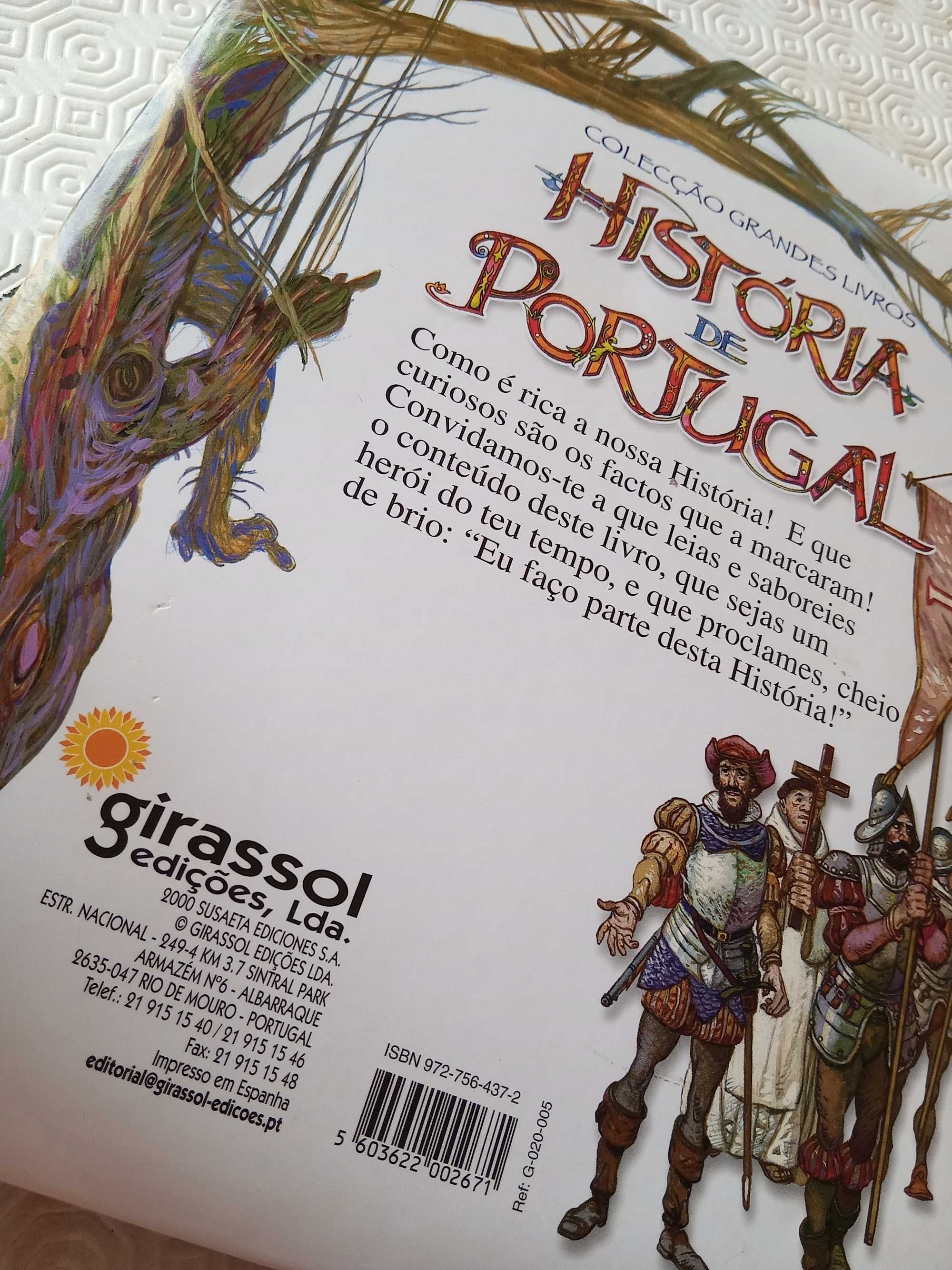 Coleção Grandes Livros: História de Portugal Girassol
