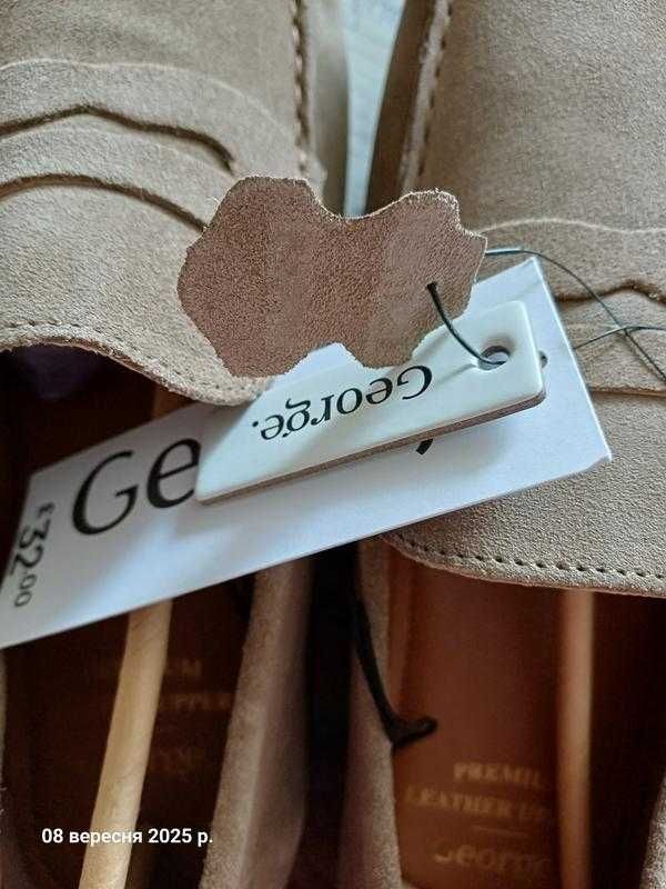 Замшеві мокасини George