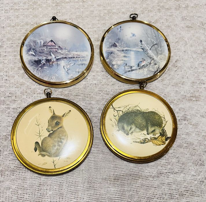 Винтажные плакетки, картины