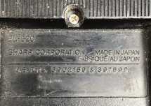 Japoński retro kalkulator naukowy SHARP EL-520 bateria słoneczna solar