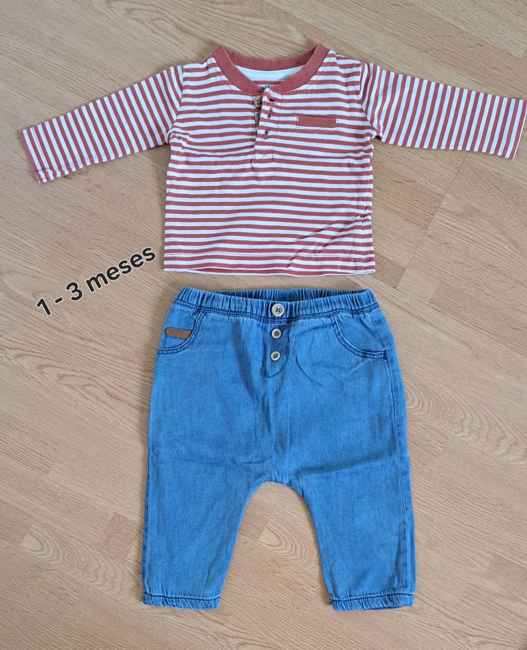 1 - 3 meses * conjunto 6 peças 13€