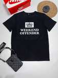 Футболка/чорна /чоловіча/weekend offender/футболка  weekend /вікенд