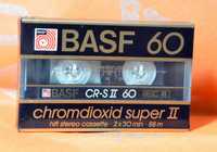 Аудио кассета BASF Chromdioxid Super  Германия  79 84 85 91 касета