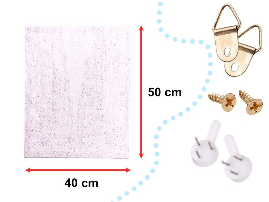 Malowanie po numerach obraz 40x50cm ulica New York