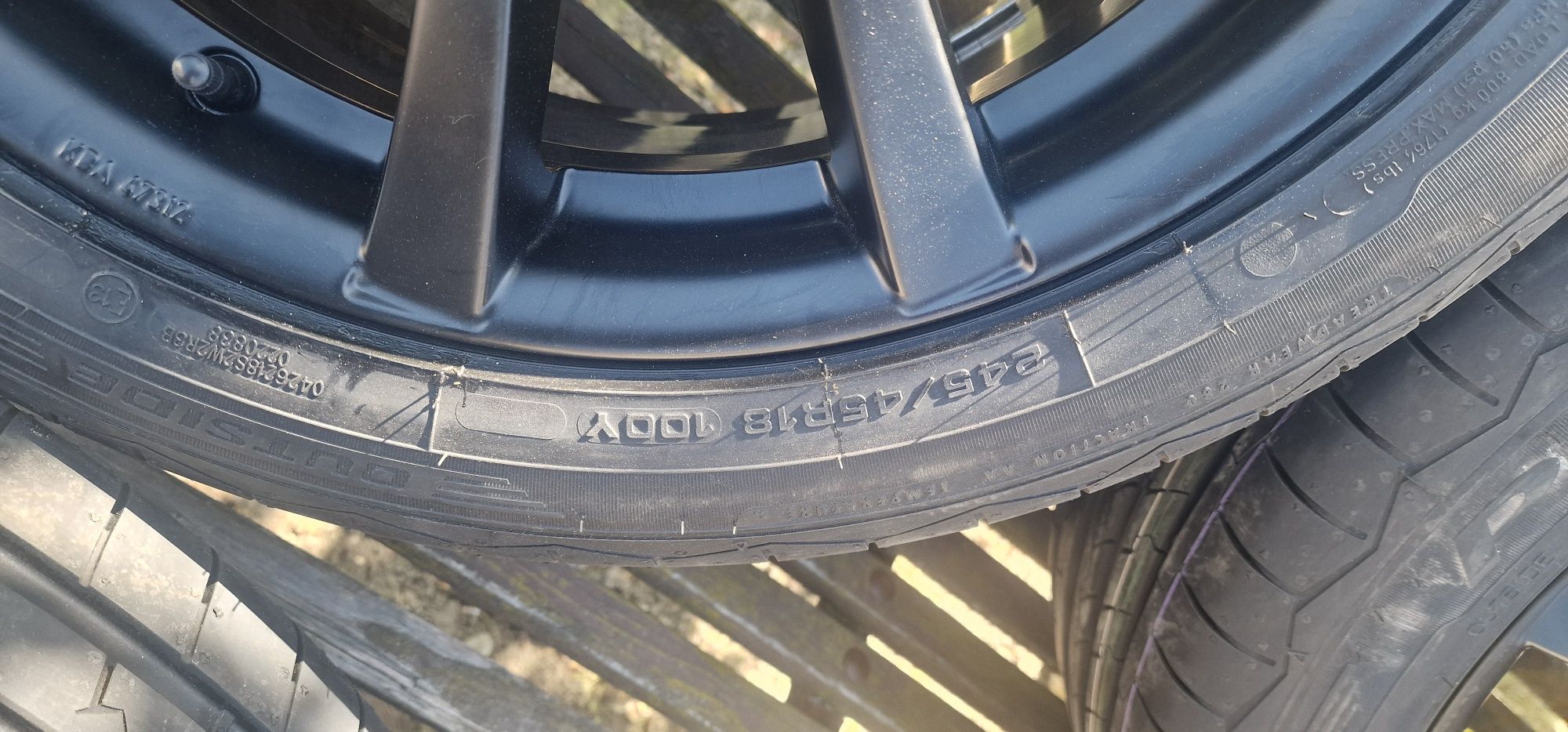 Koła Letnie Audi Mercedes vw 5x112 8J R18 ET30 72.5 66.6 Dębica 245 45