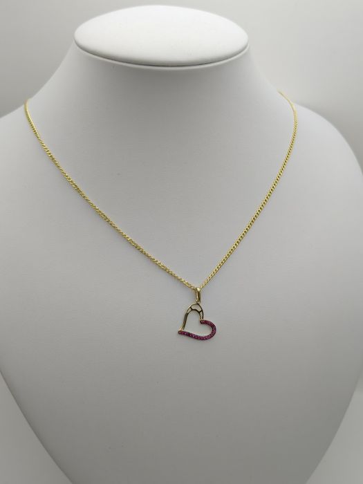 Złota Zawieszka Serce Pr.585 Nowa Zapraszamy