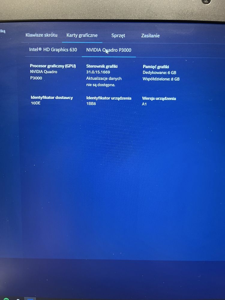 Laptop HP Zbook G4 17 i7 16GB 256GB 2,8 GHz