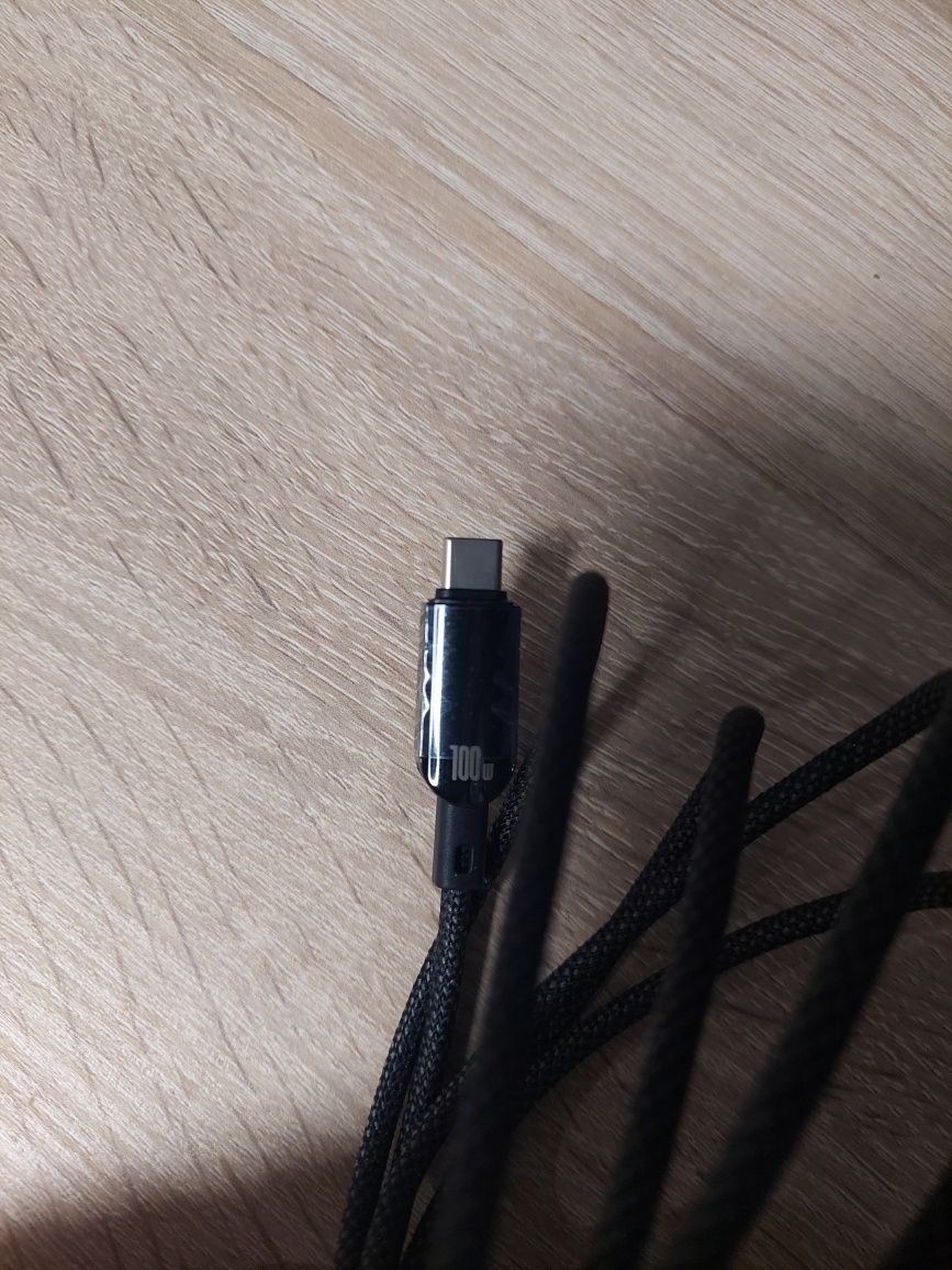 Шнур усиленный кабель type-c usb для скоростной зарядки