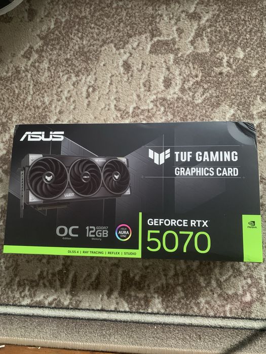 Відеокарта Asus Geforce RTX 5070 oc 12gb GDDR7 TUF GAMING