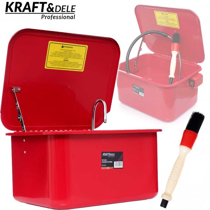 KRAFT&DELE Myjka Warsztatowa Elektryczna 13l Szczelna Do Mycia KD424
