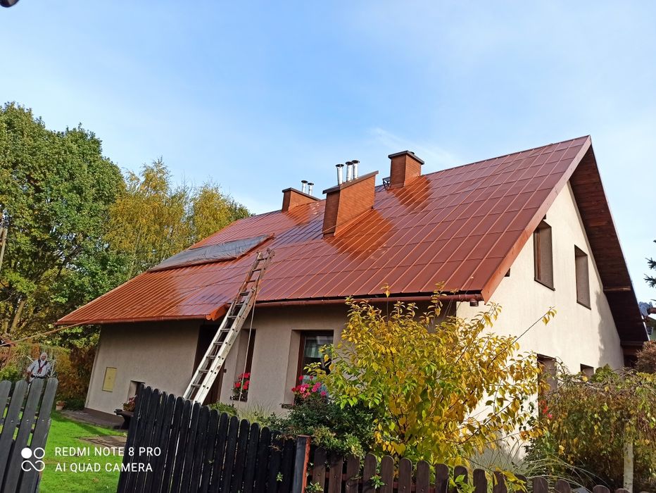 Malowanie dachów i elewacji