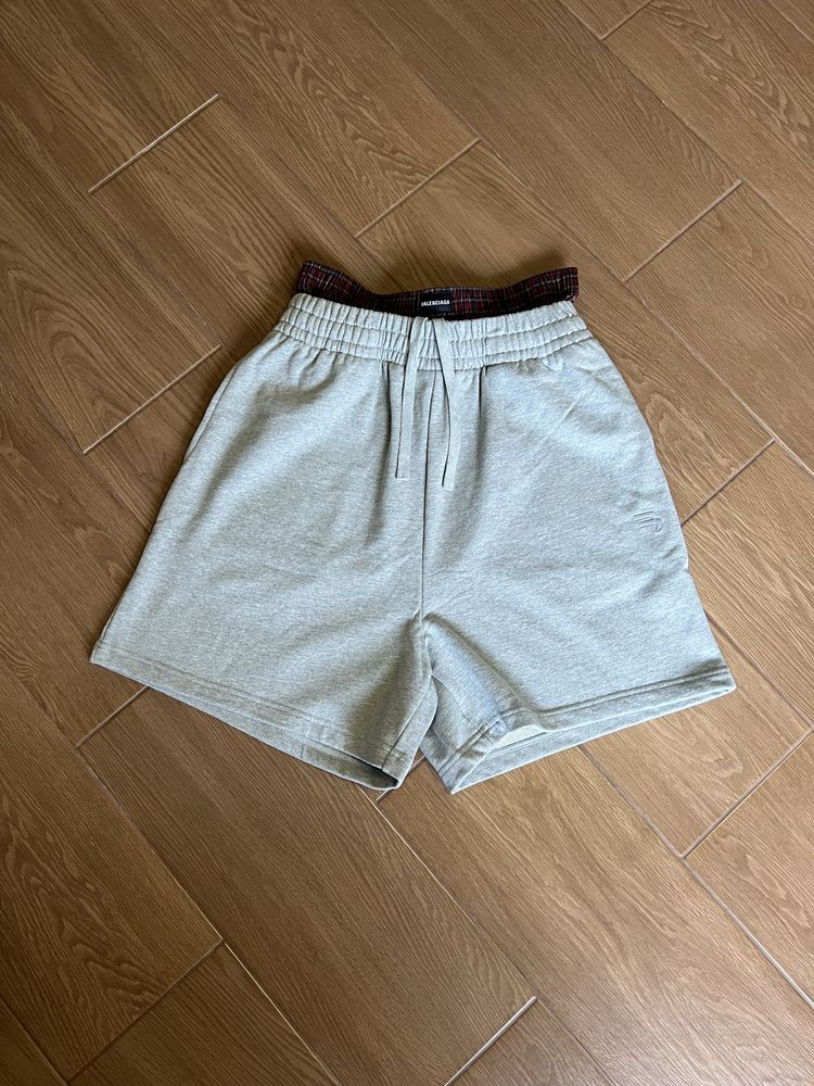 Шорти balenciaga grey with rubber band,new,size:S,M,L