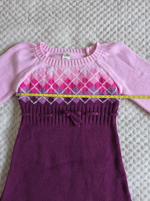 Sukienka sweterkowa Cherokee 12m.