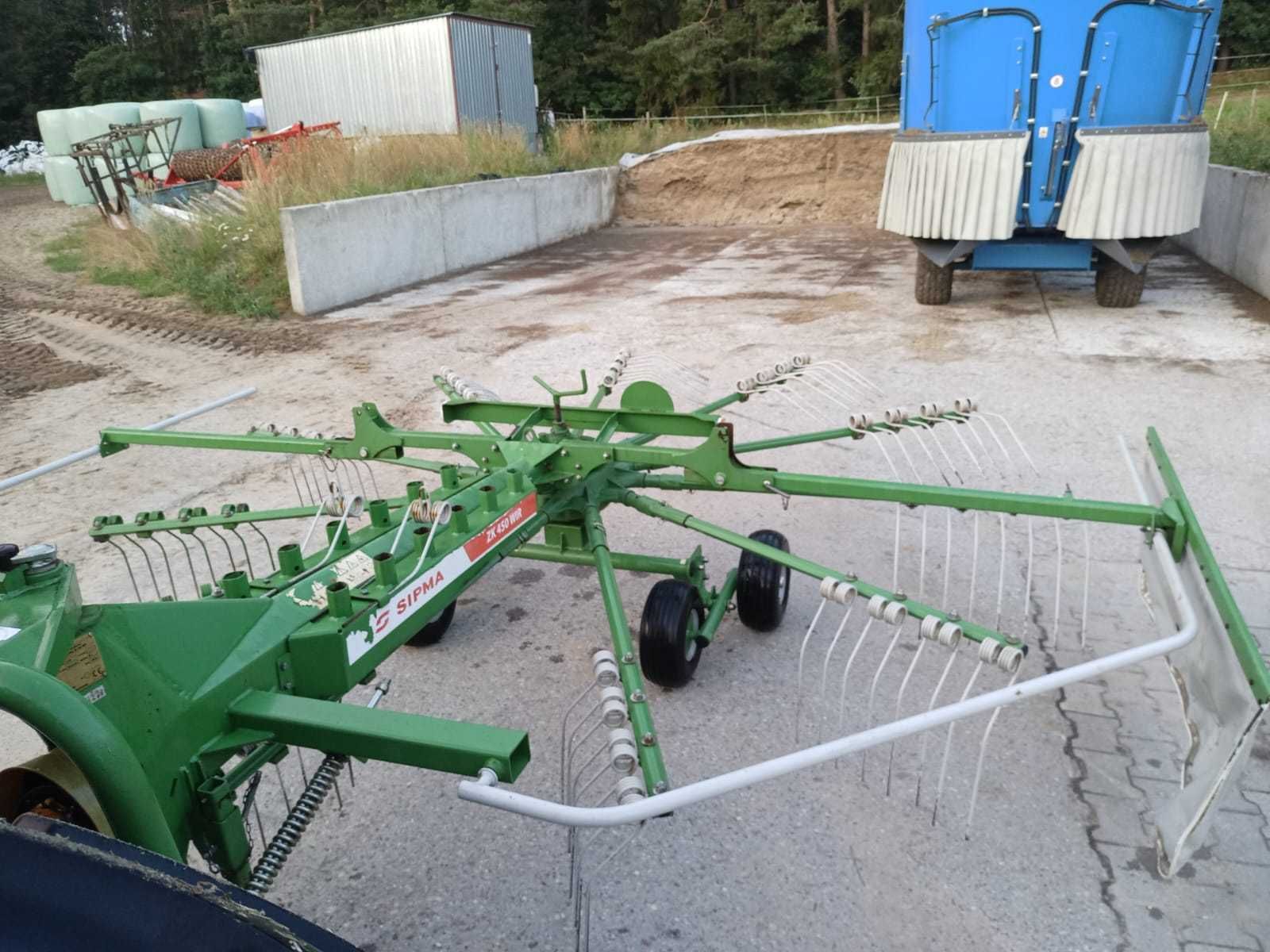 Zgrabiarka Sipma karuzelowa ZK 450 WR z 2015 roku