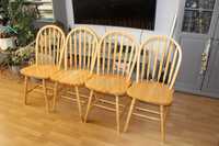 Krzesła drewniane tekowe - 2szt. używane cena za szt. 190 zł