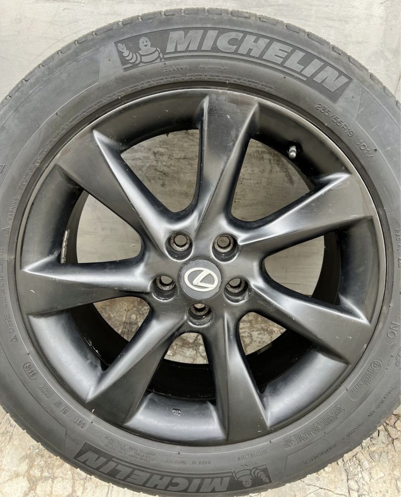 Комплект дисков 5х114,3 R19 Lexus RX + резина Michelin 235/55/19