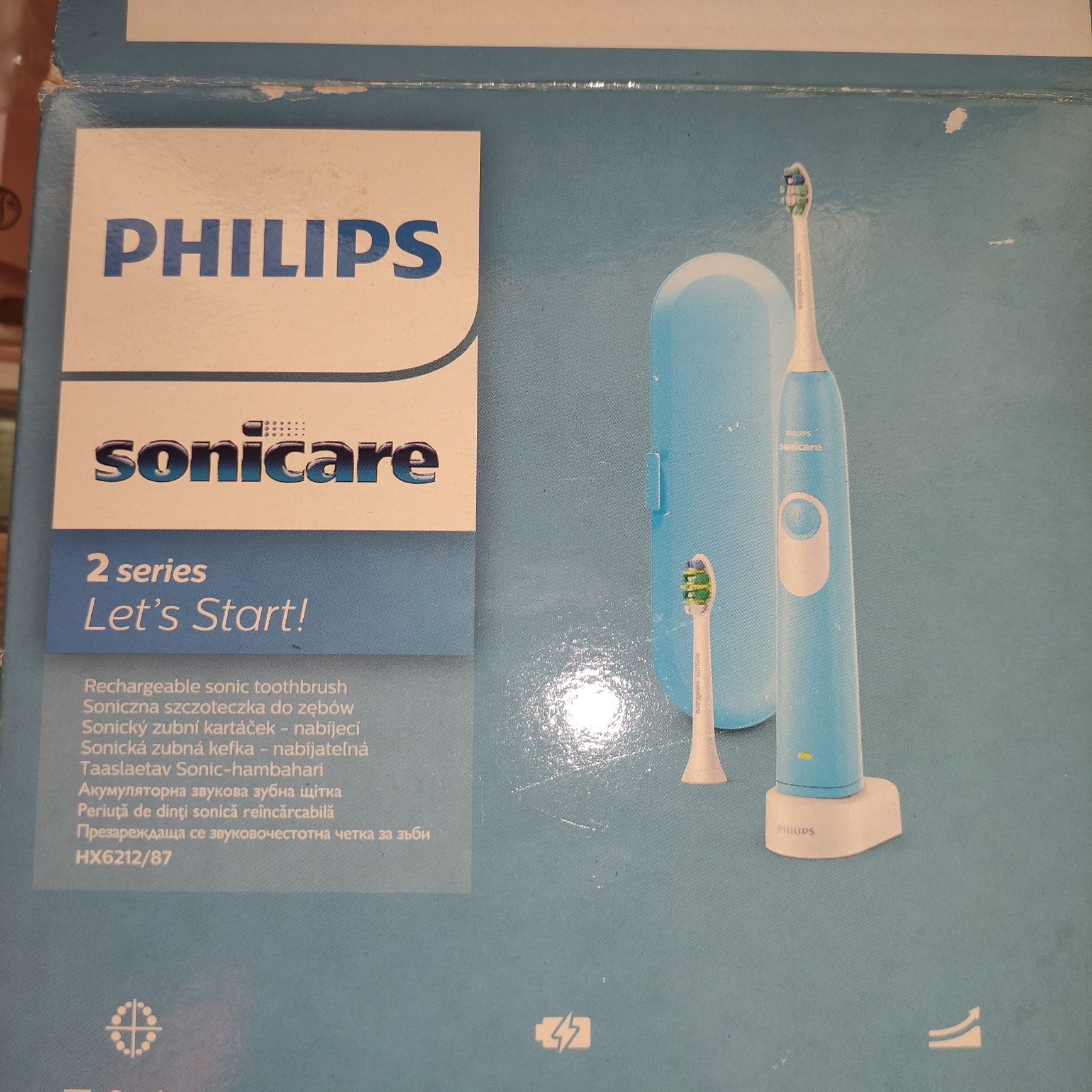 Зубная щётка Philips sonicare и 10 насадок