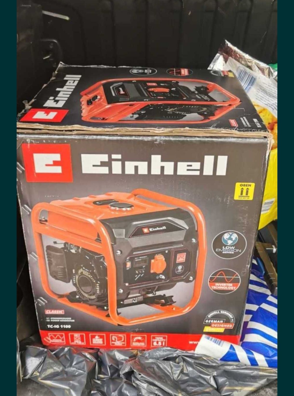 Einhell TC-IG 1100 1.1 kw Генератор Інверторний Инверторный бензиновый