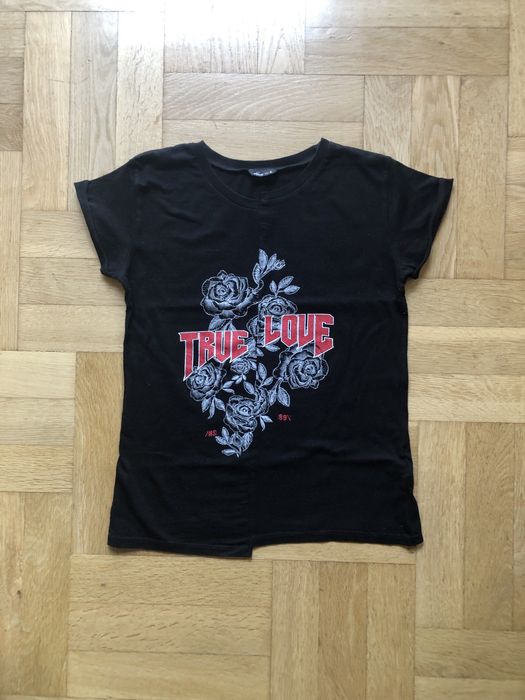 T-shirt bluzka krótki rękaw bawełna House rozm S
