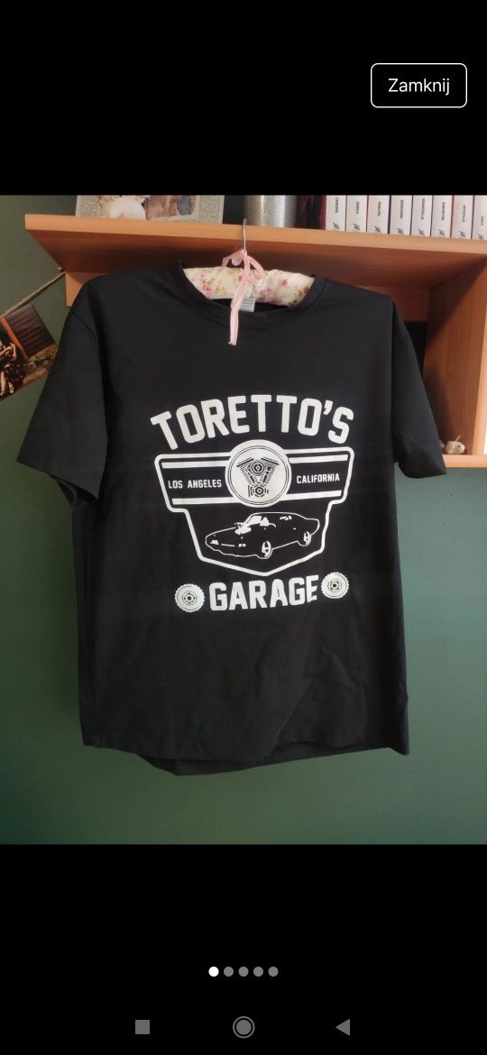 tshirt koszulka szybcy i wściekli toretto garage M męska