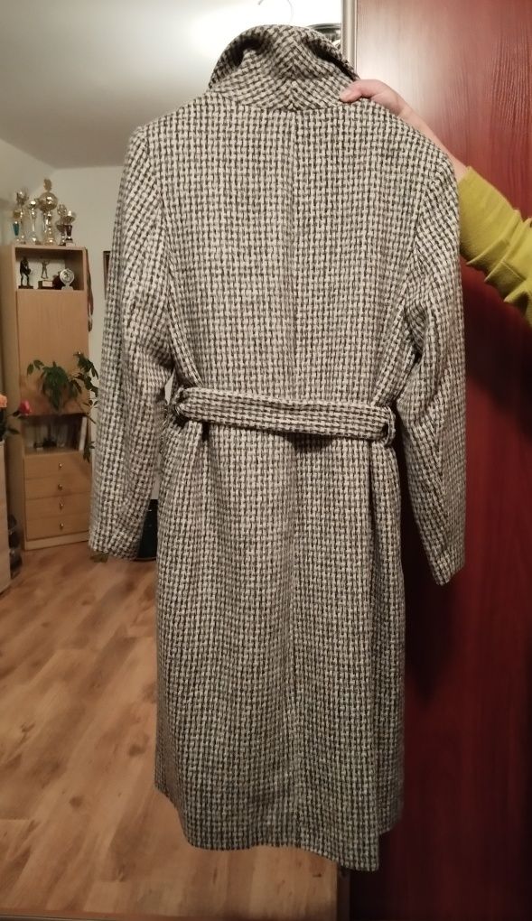Płaszcz pepitka Primark 46