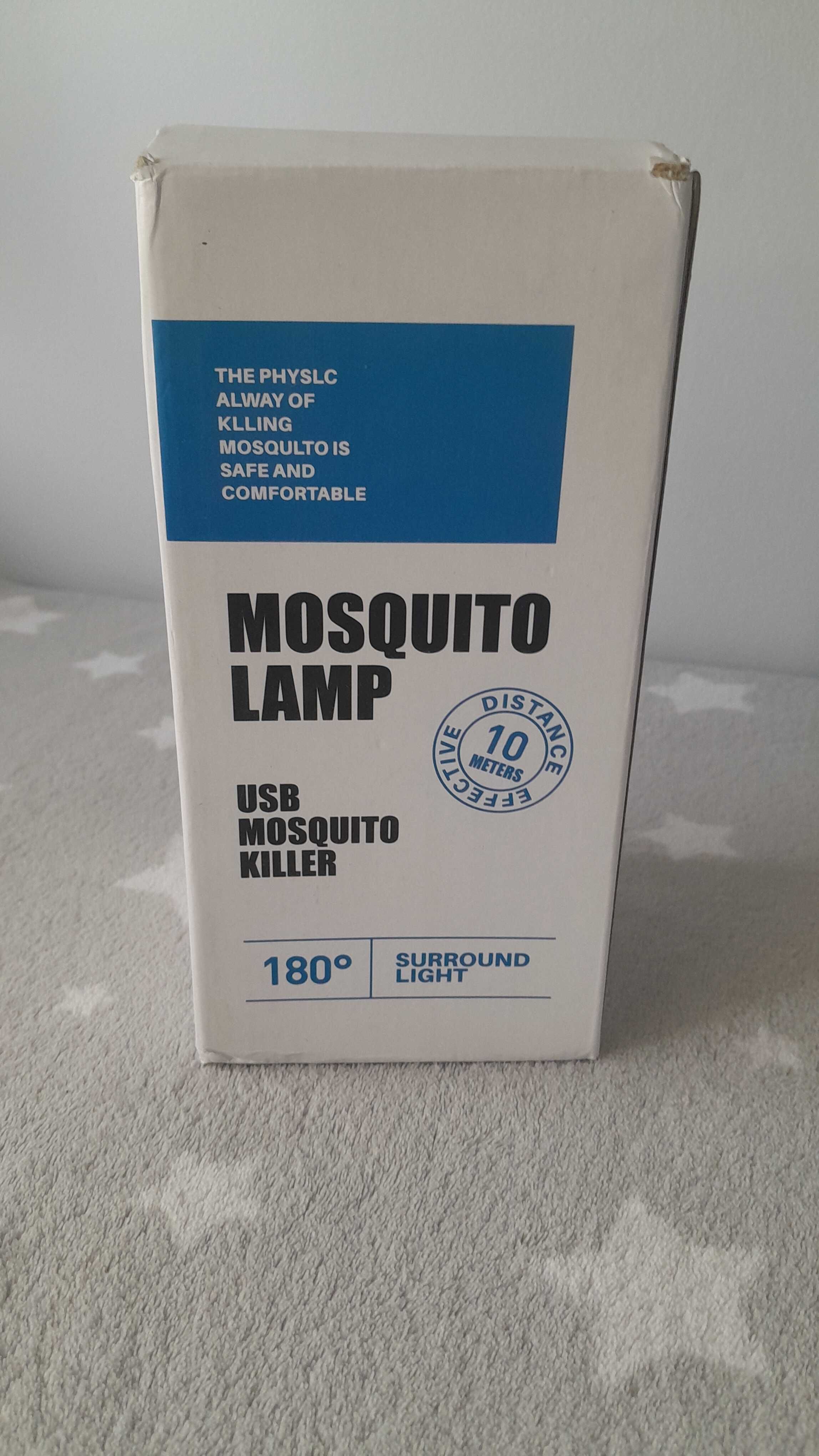 Lampa Owadobójcza UV na Komary USB Kolor Biały