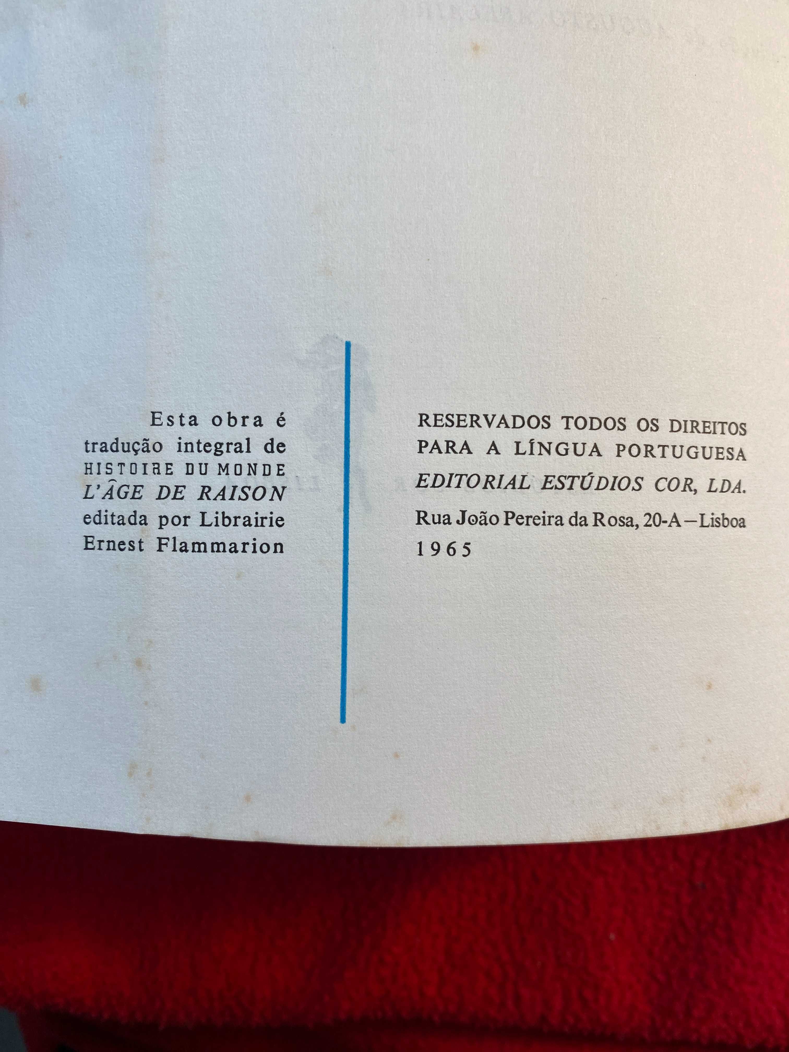 História do mundo - III - A IDADE DA RAZÃO Autor: Jean Duché