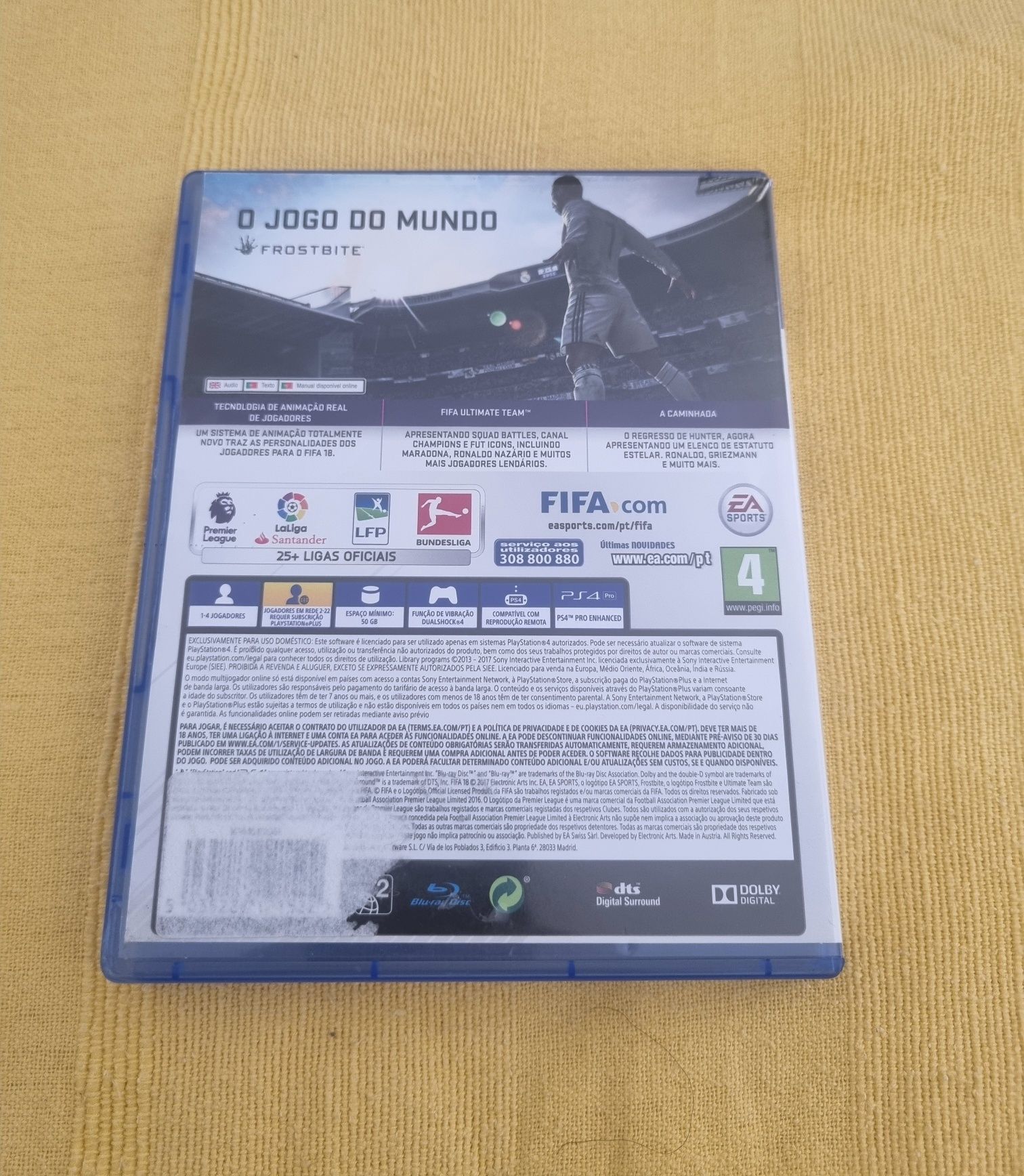 Jogo PS4 Fifa 18