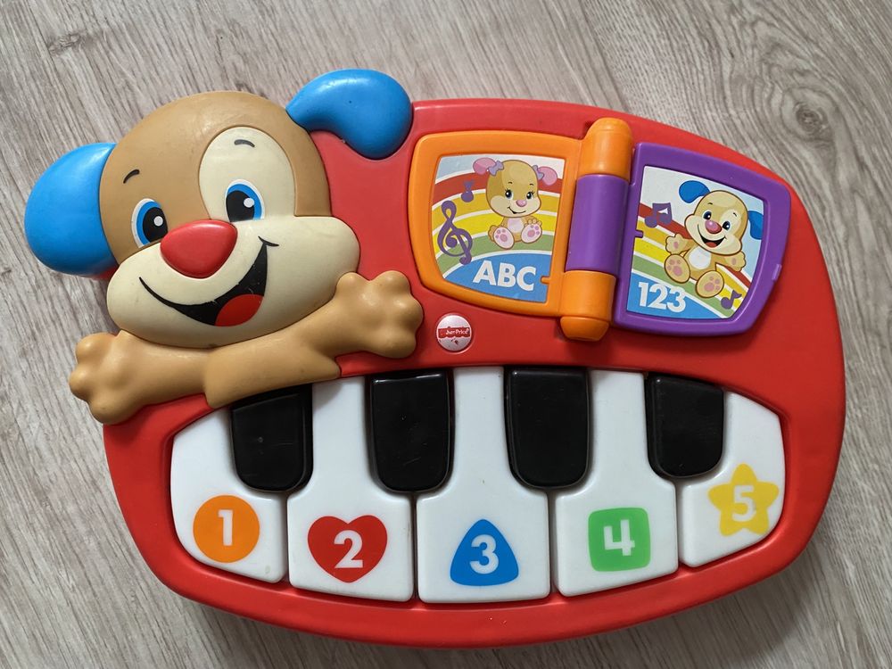 Zabawki pianinko fisher price i inne