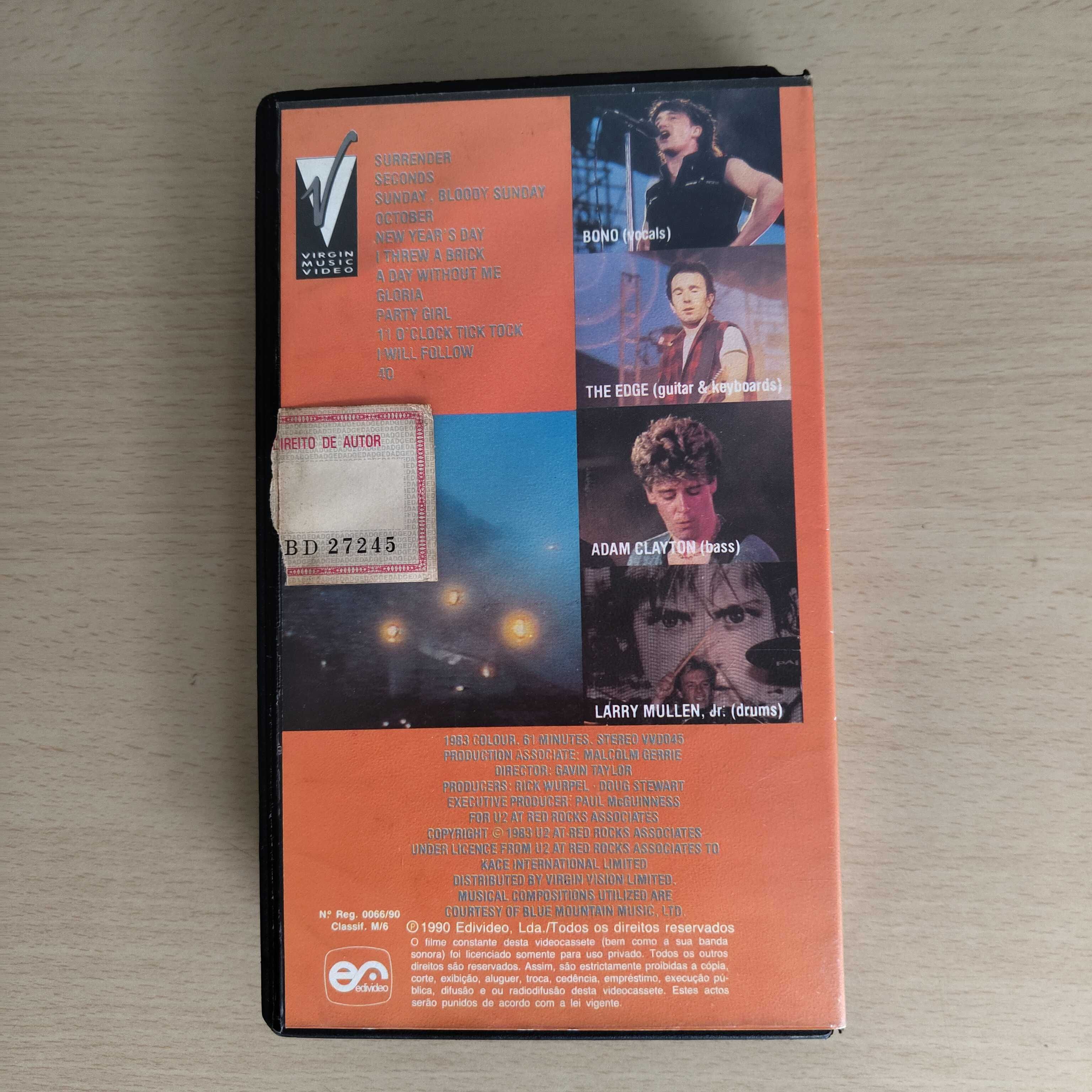 Cassete VHS Filmes Musica K7