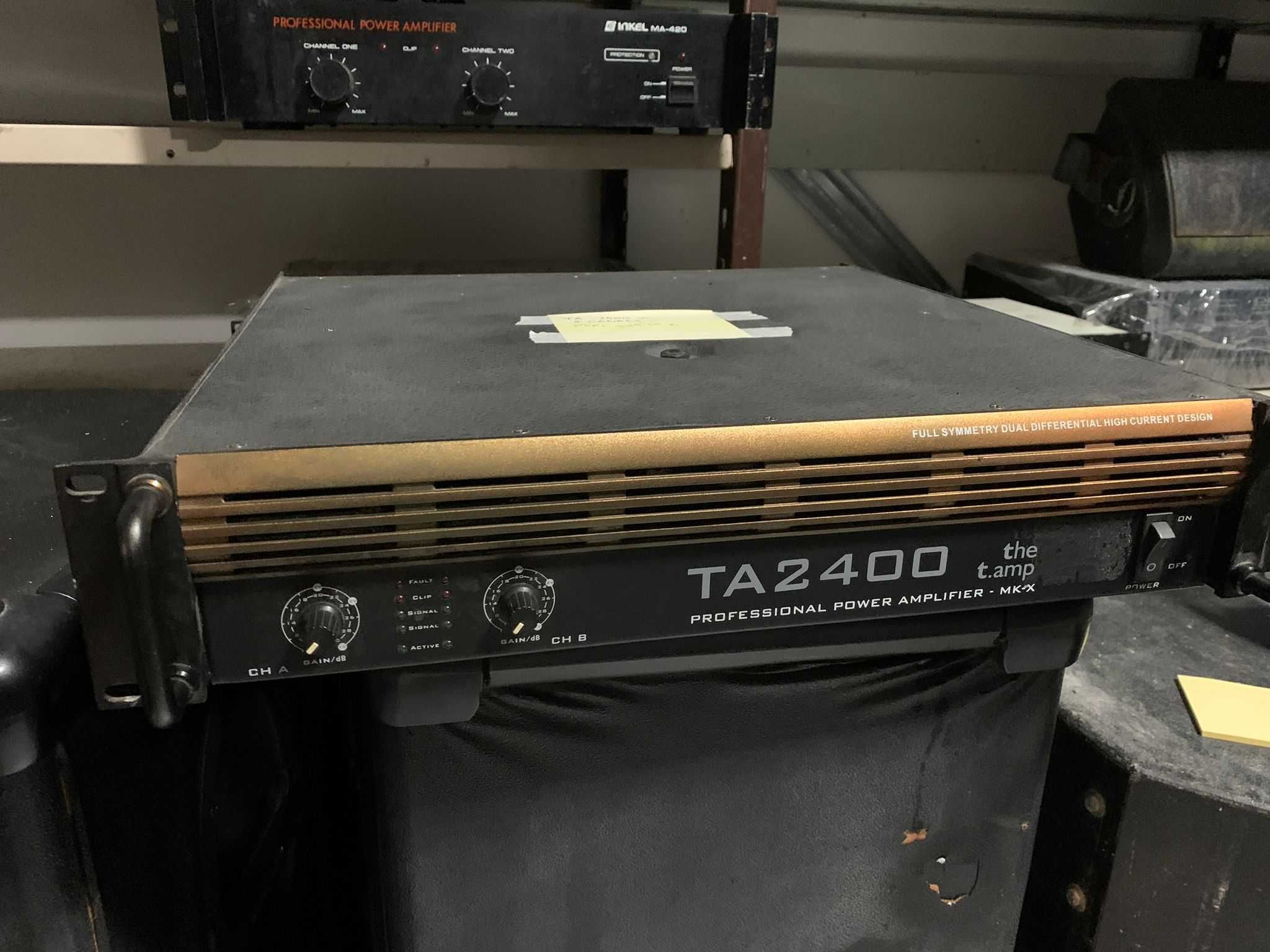 Amplificador de potencia profissional T.Amp TA2400 MK-X 2400w