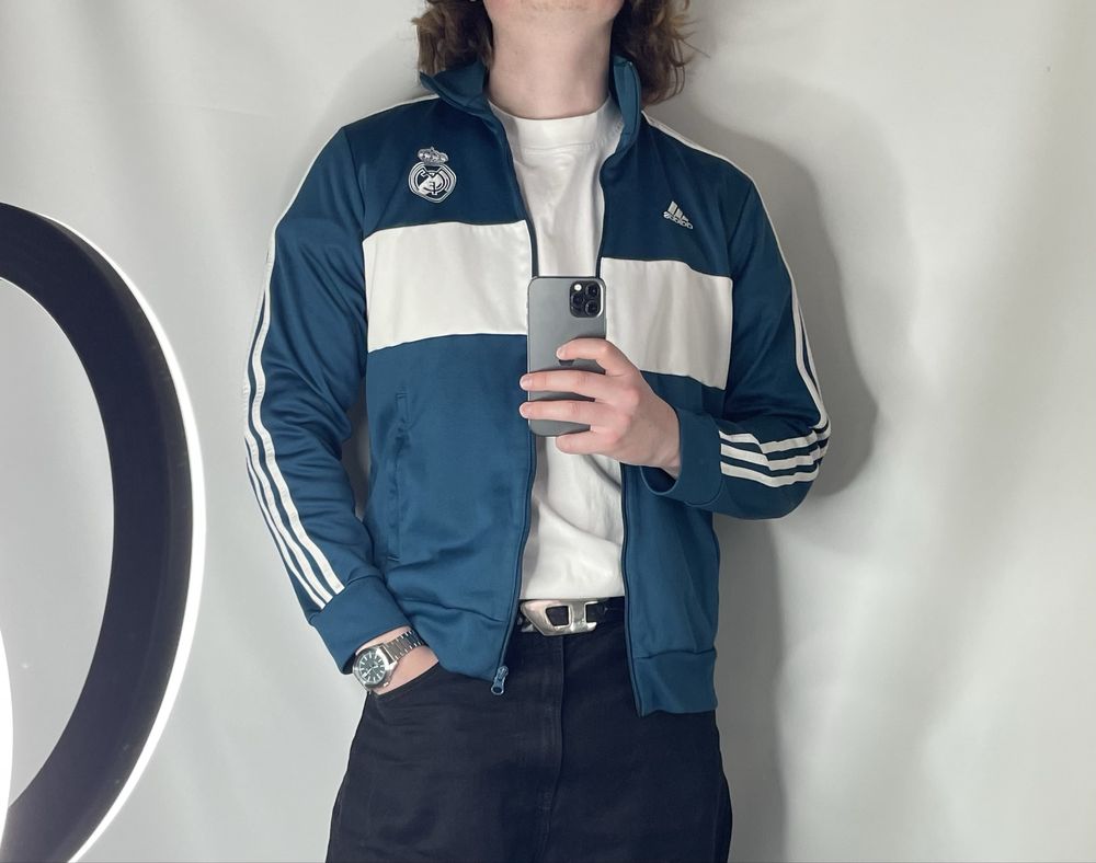 Олімпійка Adidas Real Madrid зіп зуді реал мажрид зип худак
