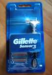 gillette sensor 3 maszynka do golenia + 3 wkłady
